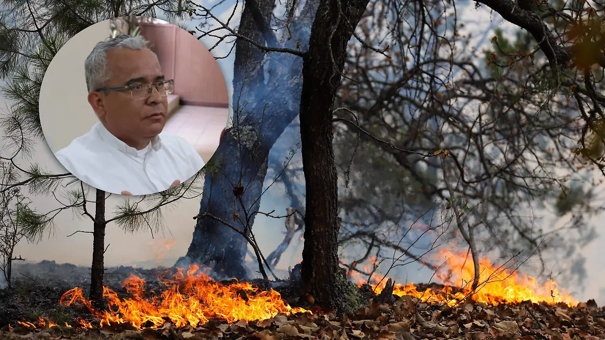 Tomás Cruz, incendio en Santa María